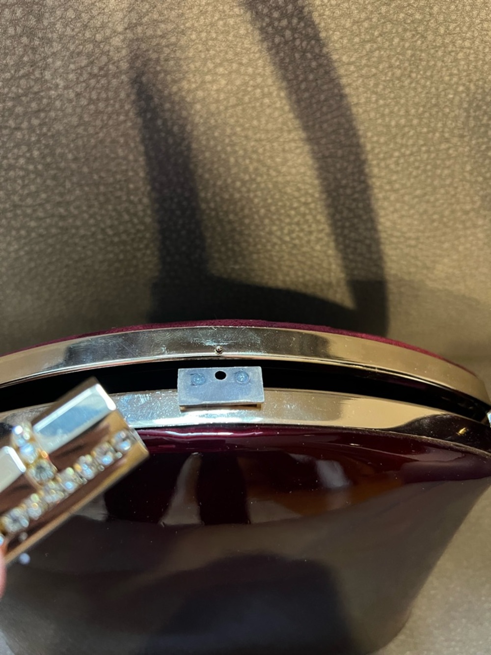 Prada Burgundy Shoulder Bag - Picture 7 of 7